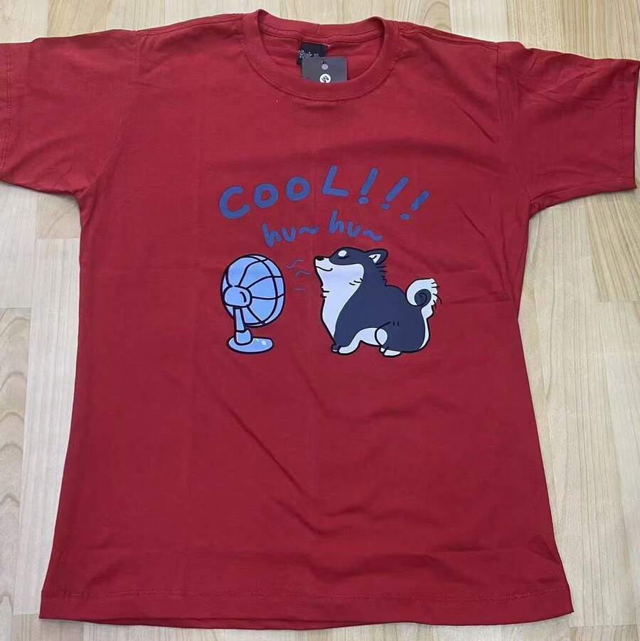 Fashion Short Sleeve T-Shirt - Red - View 1