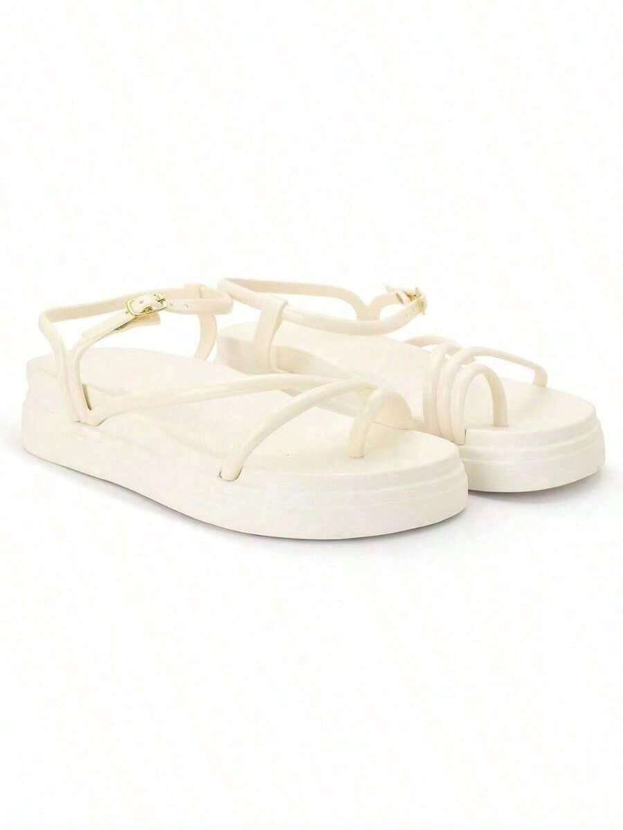 Women's Papete Platform Sandal Super Light And Comfortable New Release - trắng - Xem 1