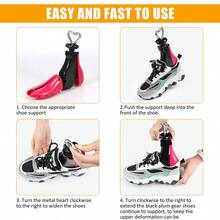 Adjustable Shoe Extender 4-Way Shoe Expander Boot Instep Stretcher Universal - Hot Pink - View 2