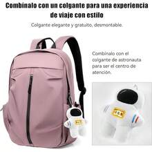 Mochila para computadora portátil, mochila escolar, mochila de viaje al aire libre con lindas figuras, adecuada para la escuela, viajes, deportes, negocios, mochila para niños y niñas. - rosa - Ver 7