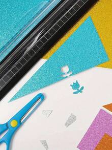 100pcs,Glitter Cardstock Paper For , 10 Sheets 10 Colors Premium Glitter Paper For Crafts, A4 Glitter Card Stock For DIY Projects, Sparkly Paper For Card Making, 250 GSM