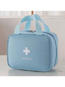 1/4pcs First Aid Bag, New Emergency Kit, Small Portable Home & Travel Medical Bag, Outdoor Medical Pack, Anti-Epidemic Medicine Storage Bag