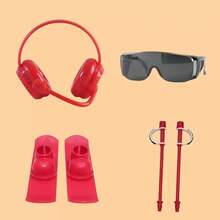 1 Set 15-17cm Winter Skiing Series Accessories, Clothes Compatible With LABUBU Dolls Generation 1-3, Suitable For LABUBU Doll Party And Gathering (Clothes Only)