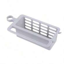 سلة تعليق أدوات المطبخ والمستلزمات، منظم المطبخ، حامل تخزين البالوعة، رف بلاستيكي