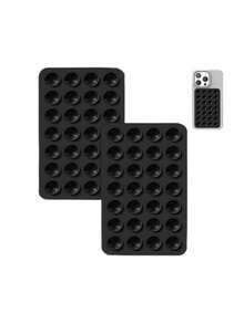 1 pièce Poignée adhésive en silicone pour téléphone, support de téléphone à ventouse, poignée de téléphone adhésive mains libres pour selfie et vidéo, support de préhension pour doigt de téléphone portable