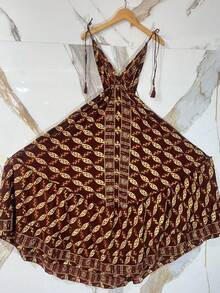 Dress - Burgundy - View 2