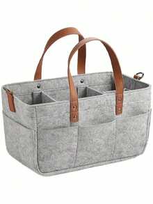 Easypie Selection Multipurpose Felt Car Trunk Storage Bag, Fiber Material, Durable Car Storage Bag With Handle, Dust And Moisture Resistant, Practical Car Accessories