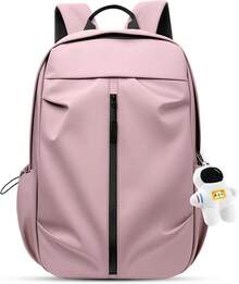 Mochila para computadora portátil, mochila escolar, mochila de viaje al aire libre con lindas figuras, adecuada para la escuela, viajes, deportes, negocios, mochila para niños y niñas. - rosa - Ver 13