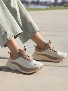 Women Walking Shoes - Khaki - View 4