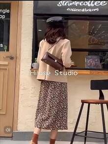 LOVEWE Brown Purses For Women Black Shoulder Purse Vintage Bags  Women's Red Small Tote Handbags - 黑色 - 查看 2