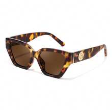 1pc Retro Rectangle Fashion Glasses Women Men ,Y2K,Summer Beach Glasses, 90s Small Narrow Square Glasses,Autumn And Winter Decoration,Mother's Day ,Christmas Gift,Driving Traveling Photography Parties Daily Life Decoration Work Glasses CK2322 - 0299-003 - 查看 7