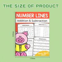 1 pieza Nuevo libro de práctica de matemáticas de adición y sustracción 2025, Ejercicios de adición y sustracción 10/20, Regalo de cumpleaños/Navidad/Halloween, Regalo perfecto