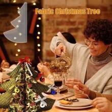 1/3 szt. Przezroczysty akrylowy szablon do szycia choinki - wzór na robótki ręczne do dekoracji świątecznych, 8/12/15 cali, świąteczny rękodzieło i prezent, idealny dla rodziny, przyjaciół, kochanków, szablon do szycia na Boże Narodzenie, idealny na Boże Narodzenie