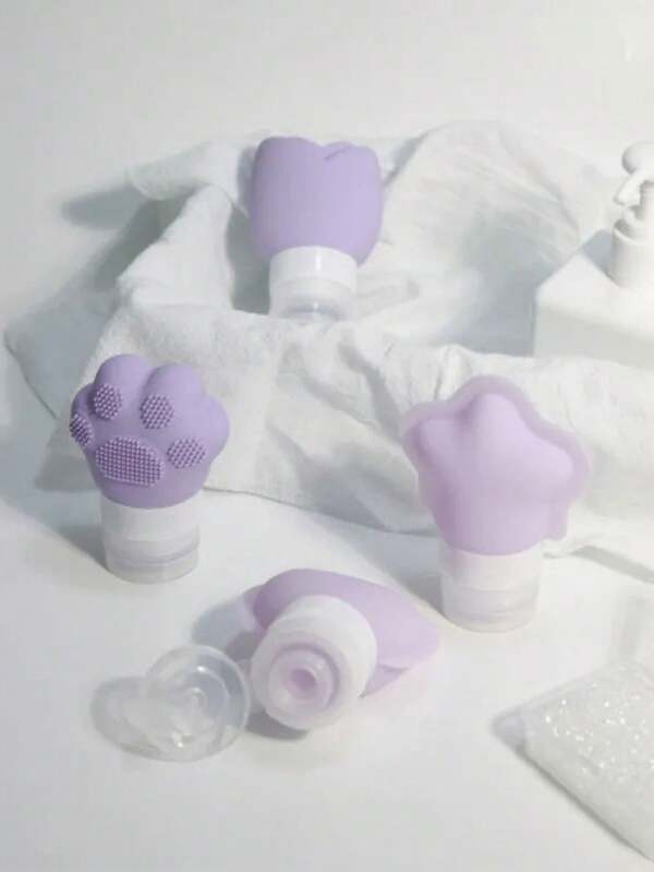 Travel Refilling Bottles, Portable Toiletry Bag Set, Refillable Cosmetic Container, Empty Shampoo, Shower Gel, Shampoo And Conditioner Travel Bottle Lotion Sub Bottle, With Spray Bottles, Lotions, Shampoo, Creams, Empty Jars Portable Accessories Storage