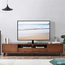 32-55" Single Column Desktop TV Stand TSD800 Load 40kg/Maximum VESA200*200/Height 3 Adjustable - Black - View 8