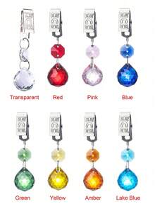 10Pcs Artificial Crystal Tablecloth Clips Metal Clips Tablecloth DecorTablecloth Sun Catcher Fixed Clips Weighted Clips For Living Room Coffee Shop Restaurant Hotel Wedding Party Outdoor Tablecloth Decoration Sun Catcher Hanging Decoration