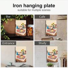 Custom Vintage Tin Sign - Personalized Text & Photo Retro Metal Wall Art For Home, Office, Cafe, Bar Decor (12x8 Inch)​