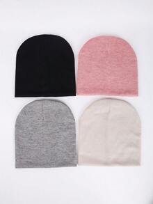 1pc Faux Cashmere Infant Beanie, Double Layer Warm Baby Hat, Suitable For Toddler Boys And Girls Casual Autumn/Spring - Multicolor - View 6