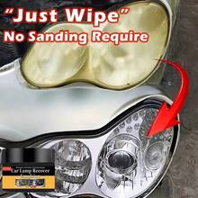 Car Headlight Repair And Polishing Kit, Headlight Scratch Remover, Repair Paste, Oxidation Remover, Headlight Polishing Wax