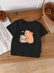 Young Girls T-Shirts - Black - View 3