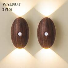 LED智能感应壁灯，室内人体感应壁灯，无线LED壁灯，电池供电夜灯，粘胶设计，可旋转，便携，易于安装，色温和亮度可调 - 彩色 - 查看 21