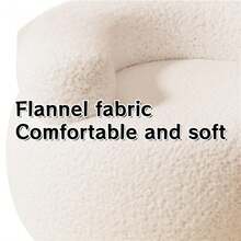 Lamb Wool Shoe Changing Stool, Home Use Small Stool With Backrest, Round Stool, Living Room Sofa Stool, Entrance Shoe Changing Stool, Small Chair