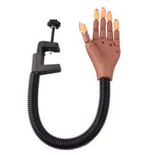 Nail Acrylic Gel Practice Hand 100 Pcs Nail Tips Flexible Training Nail Art Tip - Brown - View 4