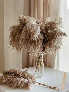 10/15 Pieces Artificial White Pampas Grass - Non-Shedding Artificial Pampas In Vase - Versatile Feather-Free Decorations For Christmas, Thanksgiving, New Year, Valentine's Day, Mother's Day - Perfect For Weddings, Showers, Boho Home And Farmhouse Centerpieces - White - View 11