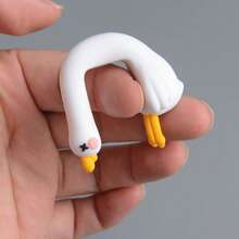 Desktop Emotion Stabilizing Stress Relief Drip Glue Squeaky Duck Decor For Computer, Car Dashboard, Screen