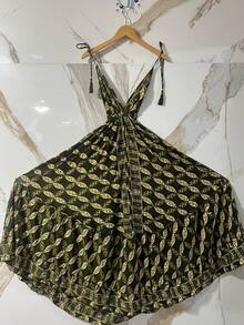 Dress - Olive Green - View 2