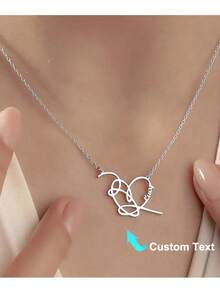 定制明星签名项链 - 个性化韩流偶像吊坠，配不锈钢吊牌，送给韩国流行音乐组合粉丝的完美礼物，女士时尚首饰，女士珠宝 - 多色款式2 - 查看 11