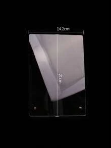 Tablero de exhibición de arte de uñas acrílico - Soporte de exhibición de muestras de color de uñas falsas con adhesivo doble cara, hoja de exhibición de arte de uñas transparente, herramienta de exhibición de arte de uñas para salones de uñas