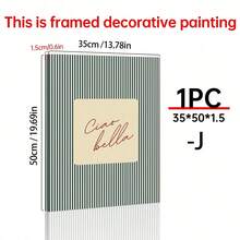 1pc Ciao Bella Poster Decoration, Wall Art, Girly Room Decor, Cute Wall Art, Pink Retro Poster, Wall Decoration Poster, Wall Canvas Decoration, Ideal Gift For Bedroom Living Room