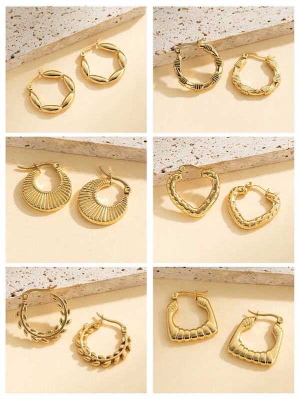 Elegant Retro Chic Versatile Luxury High-End Fashionable Niche Personalized Circle Geometric Hoop Earrings, Essential For Women's Outfits. Exquisite Holiday Gift