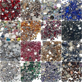15g Mixed Size 2-6mm Resin Flat Back Rhinestones, Non-Hot Fix Nail Art Gems, Shiny Sequin Jelly Beads, Suitable For Nail Art, Mugs, Bottles, Cups, Phones, Cosmetics DIY Accessories