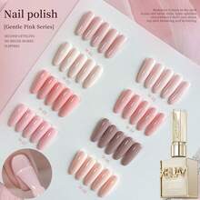 XEIJAYI 15ML 8pcs Pink Series Gel Nail Polish Set, UV LED Immersion Nail Polish,Holiday DIY Nail Polish Design For All Seasons - Multicolor - View 11