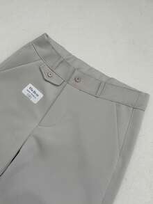 Men's Casual Chic Style Dress Pants - Modern Tailoring - ABA - 灰色 - 查看 4