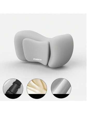 1pc Simple Solid Color Memory Foam Recliner Neck Pillow, Gaming Chair Neck Support Cushion, Car Seat Neck Rest Pillow Chair Cushion Seat Cushion Chair Pillow Cushions Office Chair