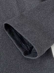 3 件套男士高领长袖 T 恤，双面羊毛面料，保暖休闲保暖内衣，秋冬