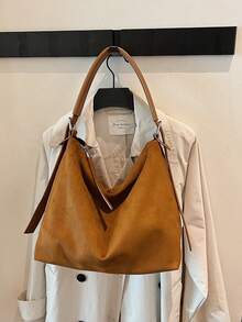 Bolso cruzado de moda para mujer, nuevo bolso de hombro de alta gama - Marrón - Ver 8