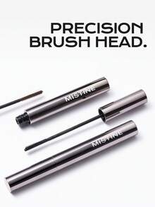 MISTINE Waterproof Mascara Black Volume And Length, 24-Hour Curling, Lifting, Lengthening Mascara, No Clump, Smudge-Proof Black Mascara, Cruelty Free & Vegan Mascara, Black, 5g 1 Pack