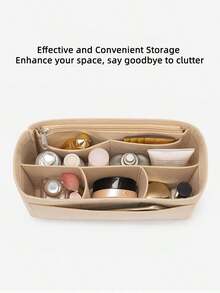 毛毡拉链收纳袋、手提袋、礼品袋、学校/教师用品收纳袋 - 黑色 - 查看 5