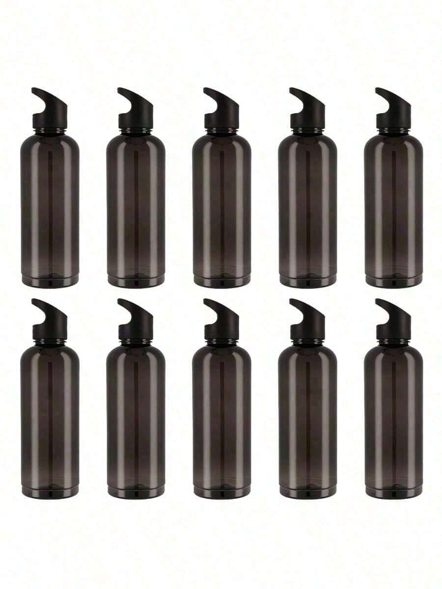 PromoClick Paquete de 10 Cilindro de plástico de 900 ml - Negro - Ver 1
