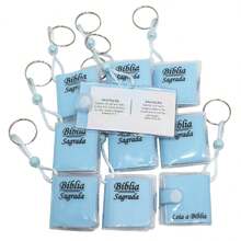 Holy Bible Keychain Souvenir 10 Pieces - Modelo 3 - 查看 1