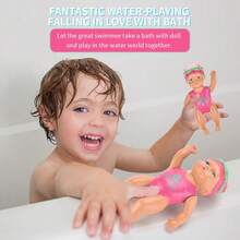 Electric Swimming Doll Toy, Children's Outdoor Swimming Pool Bathtub Water Play Toy For Summer, Electric With Multiple Swimming Modes, Very Fun Toy - Multicolor - View 9