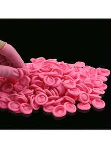 20pcs/100pcs Latex Finger Cots, Disposable Powder-Free Beauty Tattoo Embroidery Finger Cots, Dust-Free Anti-Static Finger Cots, Labor Protection Finger Cots - Multicolor - View 13
