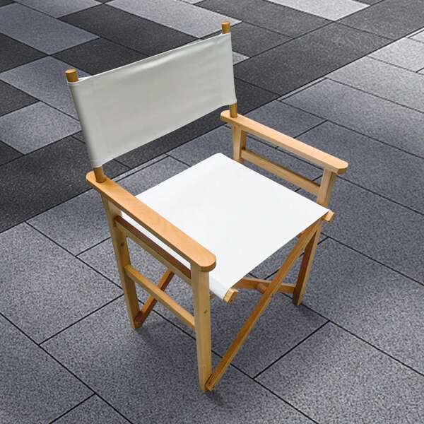 Folding Director Chair Foldable Wooden Seat Portable Artist Makeup Chairs Garden Backyard Sun Lounge Patio Camping Indoor Outdoor Furniture