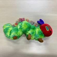 9.8 英寸毛毛虫软玩具绿色毛毛虫毛绒动物娃娃可爱非常饥饿创意礼物适用于家居装饰、家居装饰玩具、毛绒、变色龙玩具、动物、手偶、布娃娃、毛绒玩具、泡菜毛绒、加重玩具、饥饿的毛毛虫、填充动物、毛绒