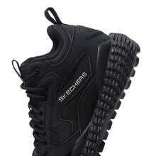 Skechers 894281-BBK Casual Low-Top Lightweight Sneakers, Men's Comfortable Running Shoes - All Black - View 7