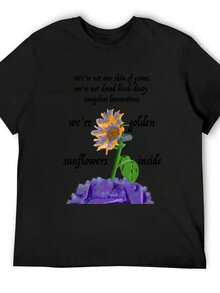 Sunflower Sutra - Allen Ginsberg T-Shirt Summer Clothes Football T Shirt Basketball Graphic Tees Funny T-Shirt Mens T Shirt - màu đen - Xem 1